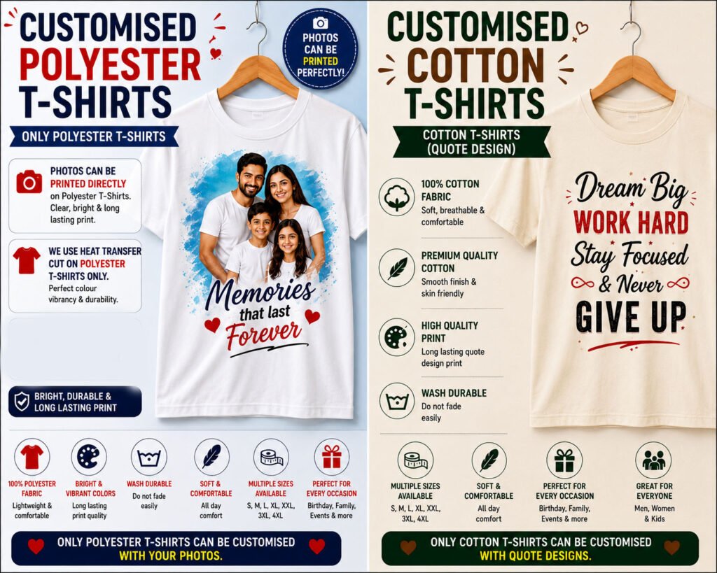 Customised T-Shirts